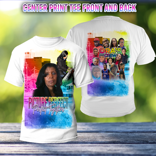 Custom Family Reunion Center Print Shirt