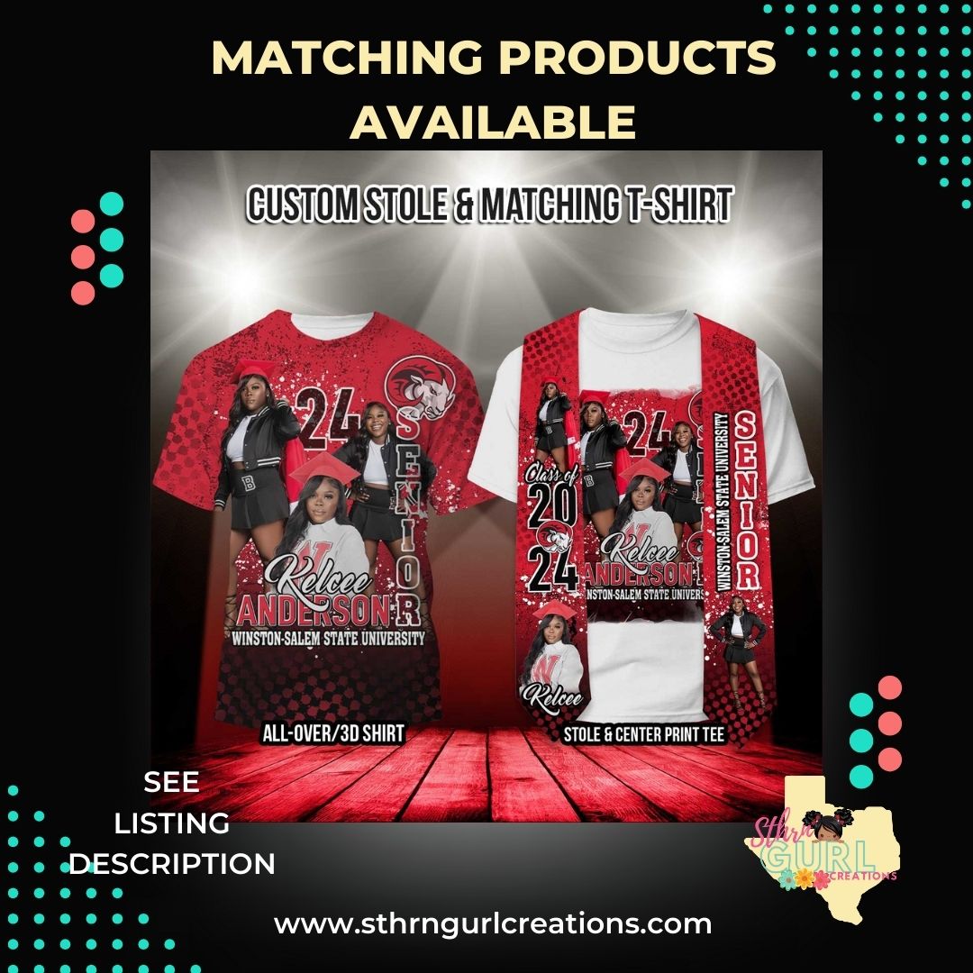 Custom All-Over 3D Graduation T-Shirt