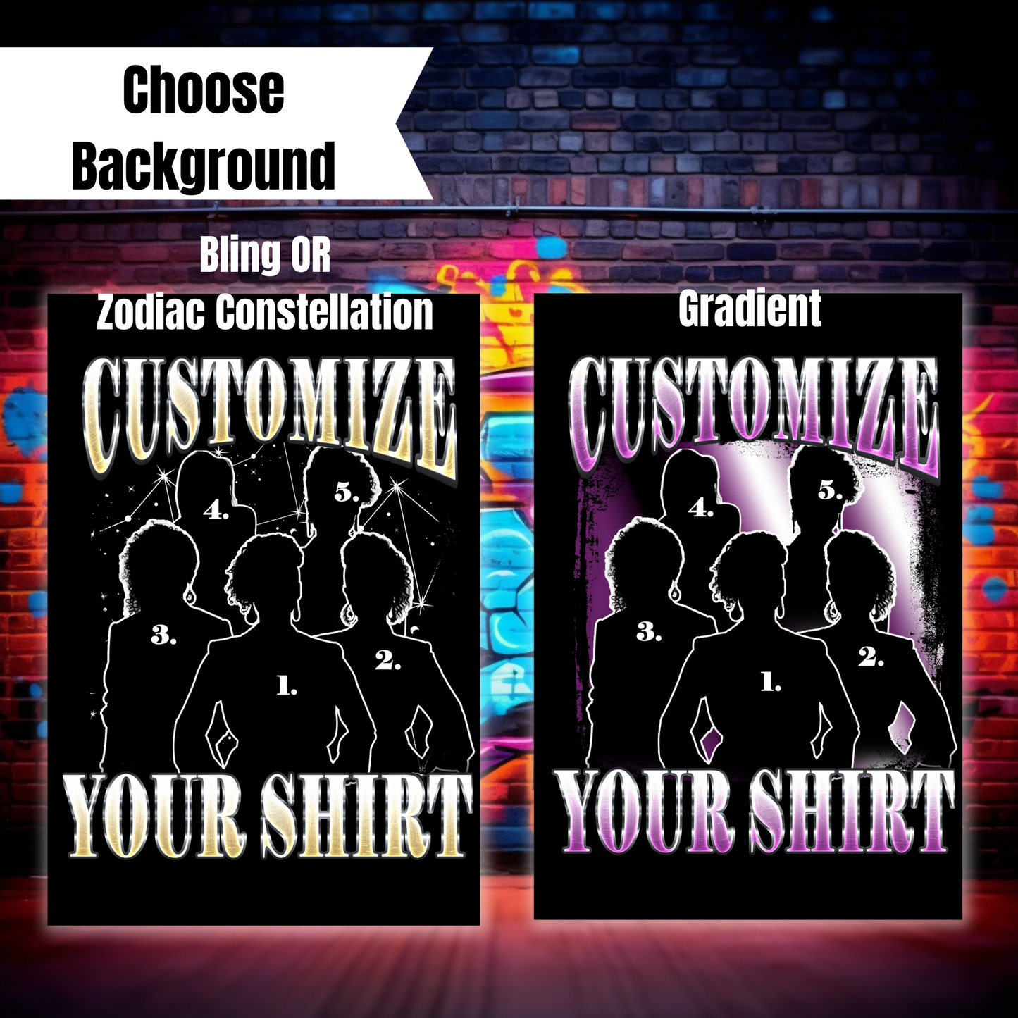 Customize Your Own Bootleg Tee, Custom Bootleg TShirt, Bootleg T-Shirt, 90's Retro Graphic Tee, Photo Print Tee, Personalized T-Shirt