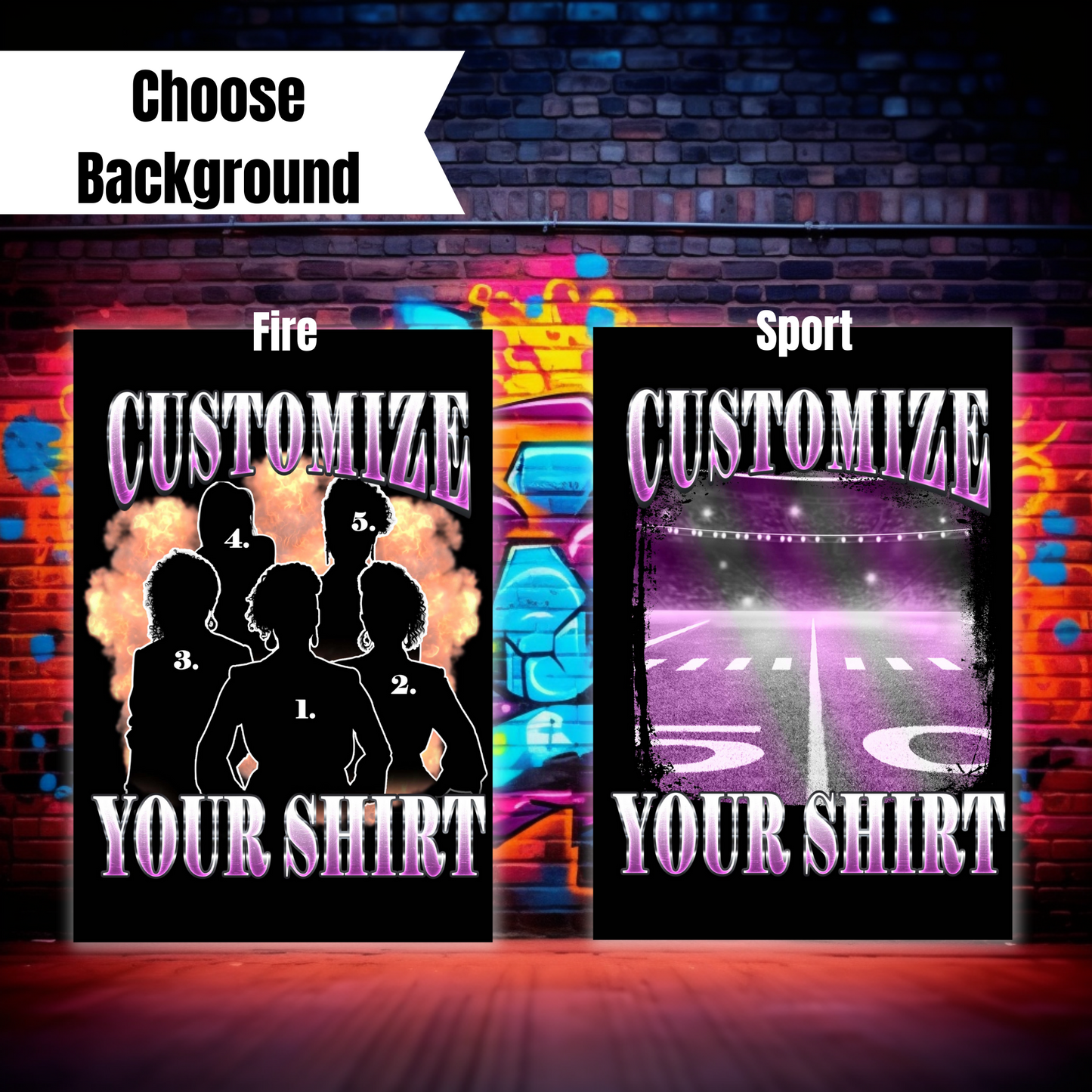 Customize Your Own Bootleg Tee, Custom Bootleg TShirt, Bootleg T-Shirt, 90's Retro Graphic Tee, Photo Print Tee, Personalized T-Shirt