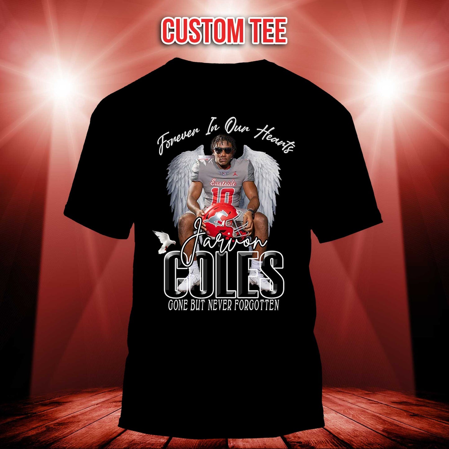 Custom Memorial Tee Jarvon Coles