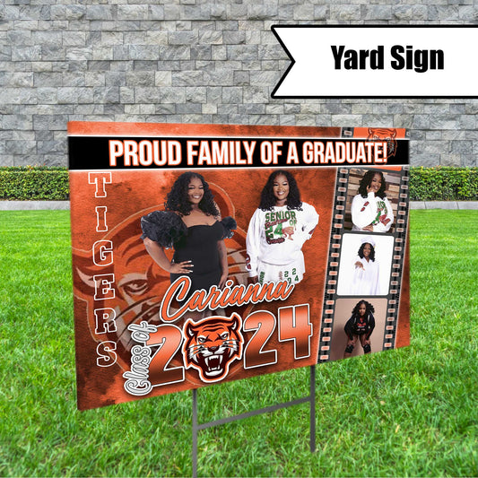 Custom Graduation Yard Sign