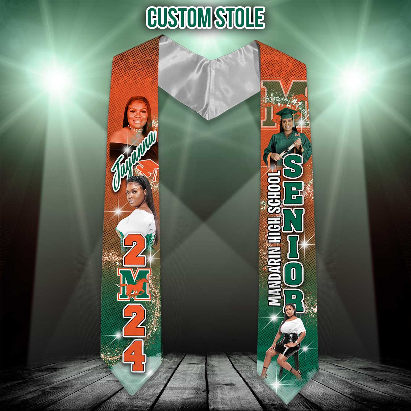 Graduation Stole and Matching  T-Shirt