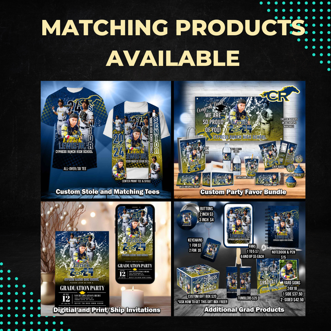 Custom Graduation Fans, Graduation Hand Fans, Class of 2024, College Grad, High School Grad, Kindergarten Grad, Printable