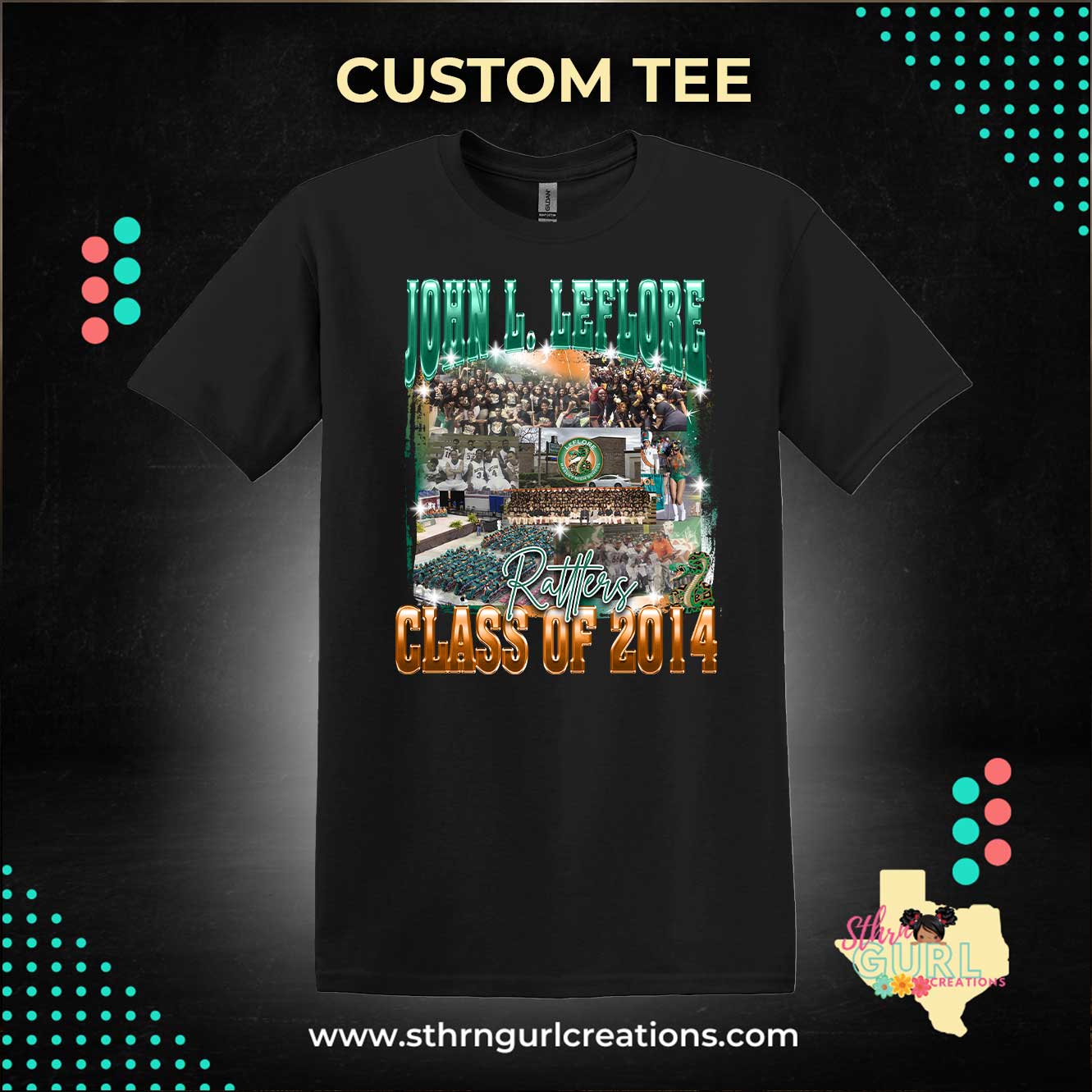 John L. LeFlore Rattlers Class of 2014 Reunion T-Shirt
