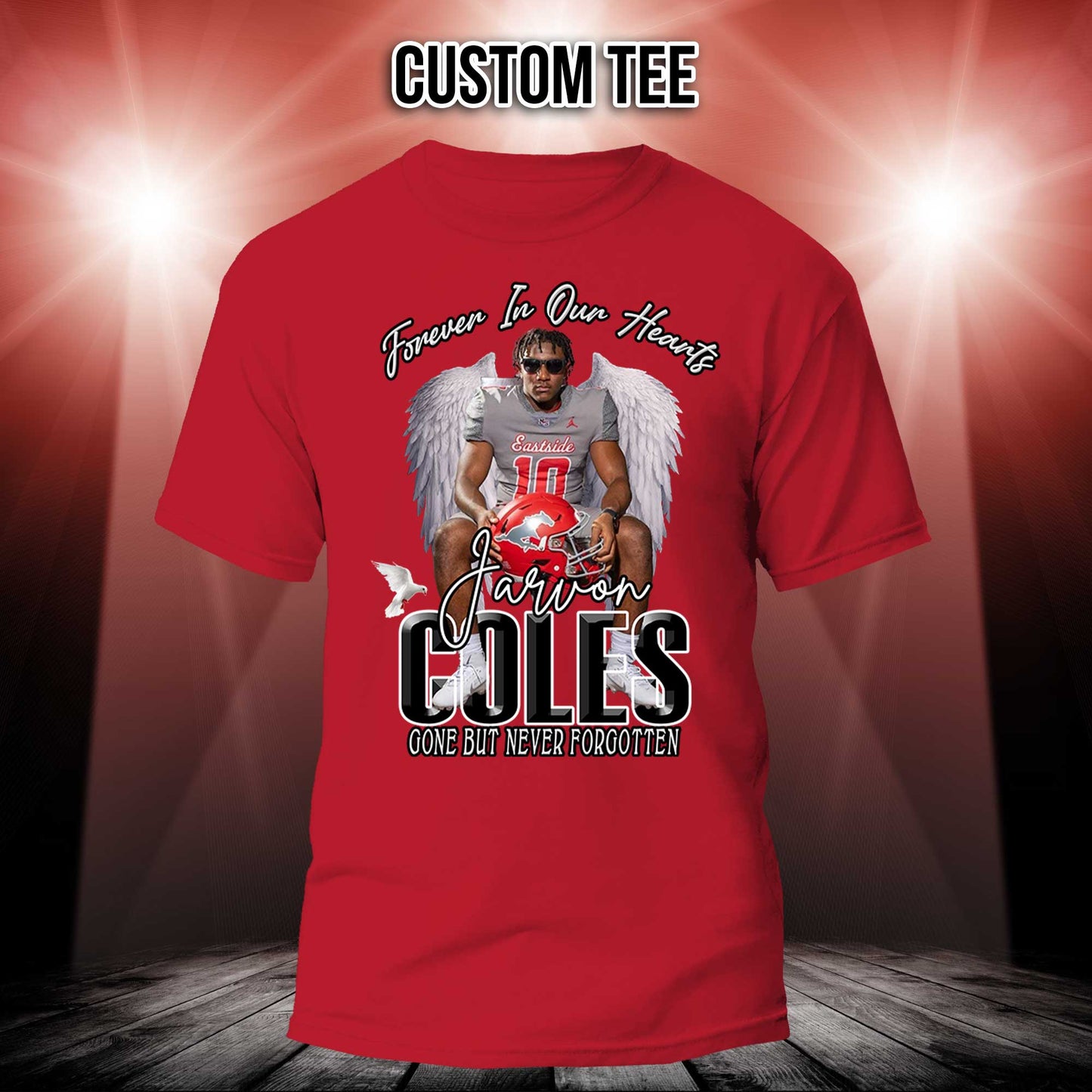 Custom Memorial Tee Jarvon Coles