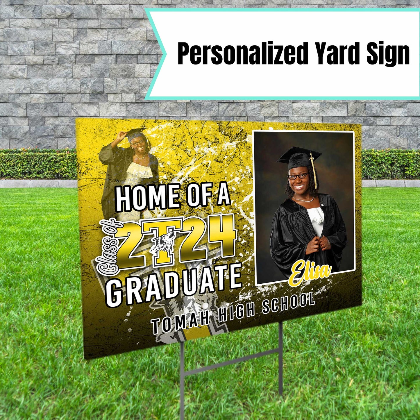 Graduation Yard Sign