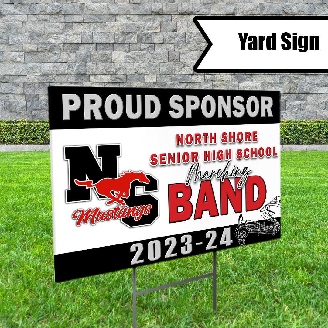 Marching Band Yard Sign