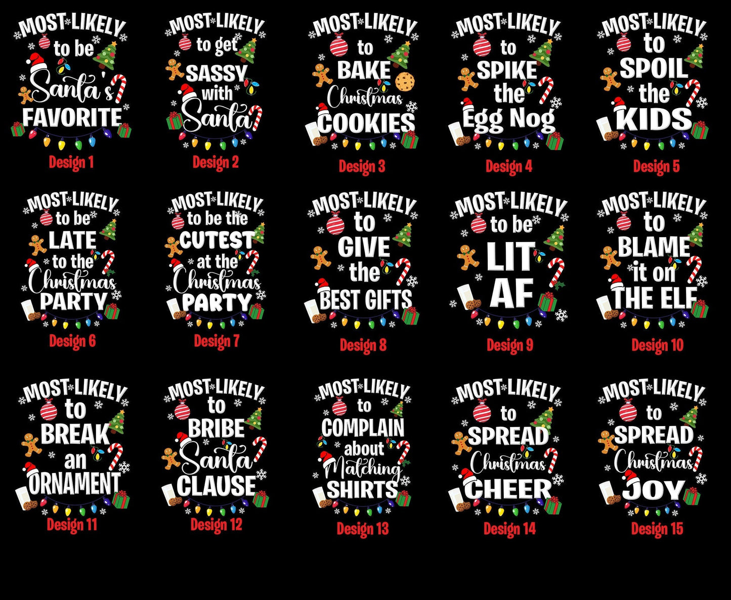 Most Likely Family Matching Shirt, Funny Christmas Tee, Family Shirt, Custom Christmas T-Shirt