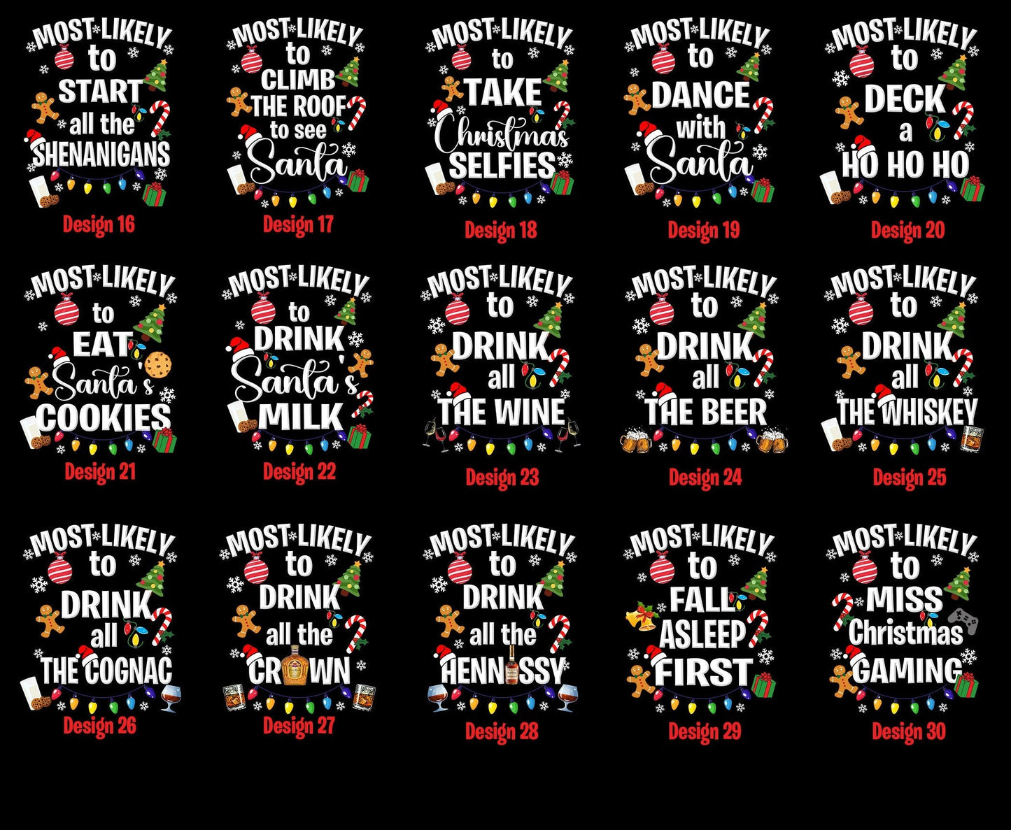 Most Likely Family Matching Shirt, Funny Christmas Tee, Family Shirt, Custom Christmas T-Shirt