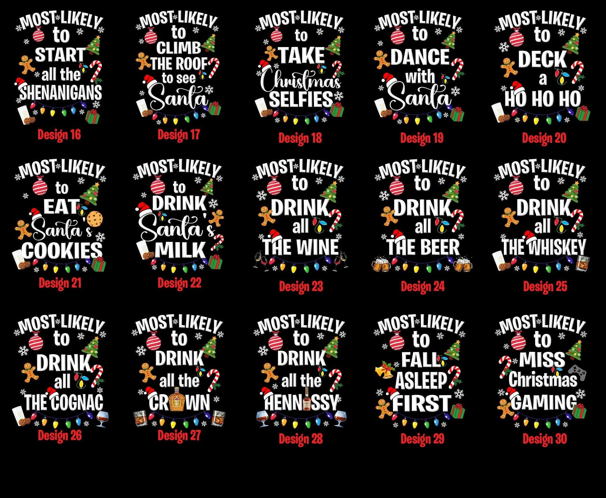 Most Likely Family Matching Shirt, Funny Christmas Tee, Family Shirt, Custom Christmas T-Shirt