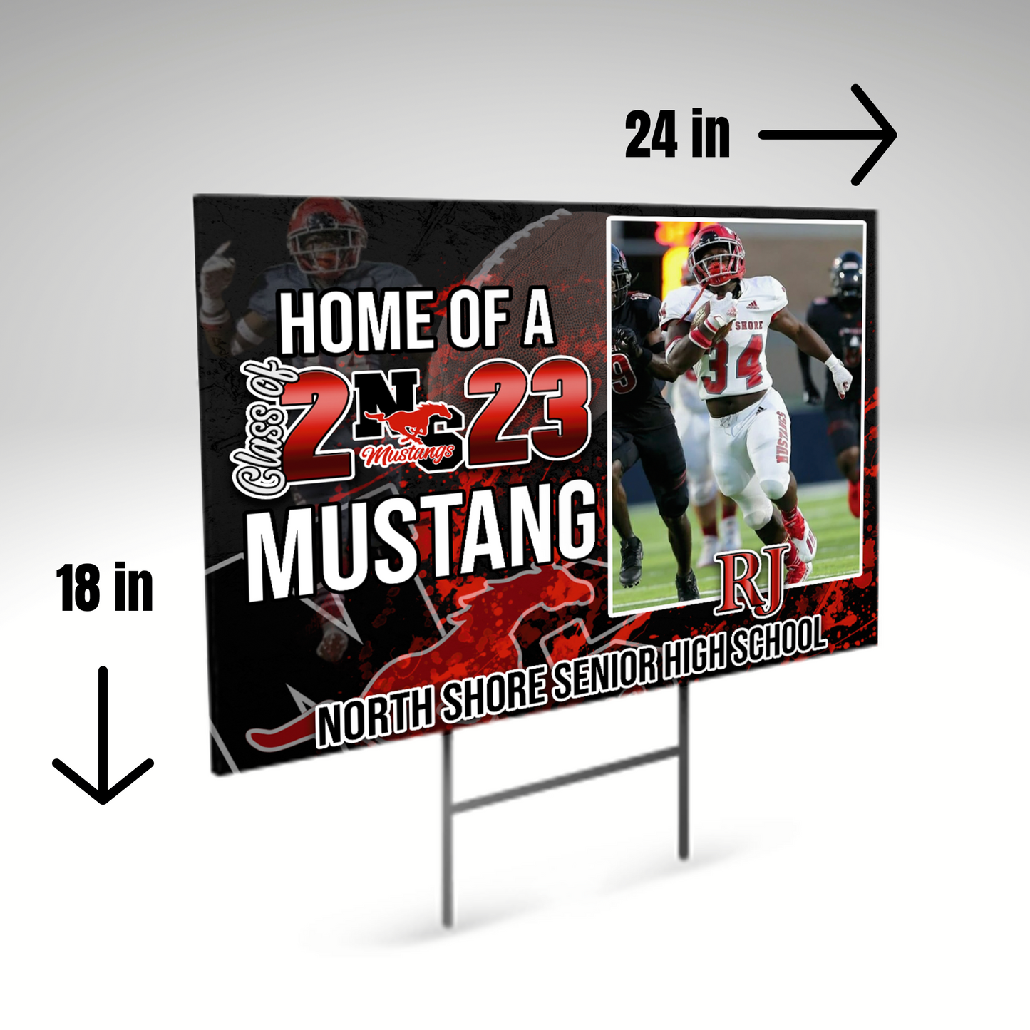 Proud Family Graduation Yard Sign