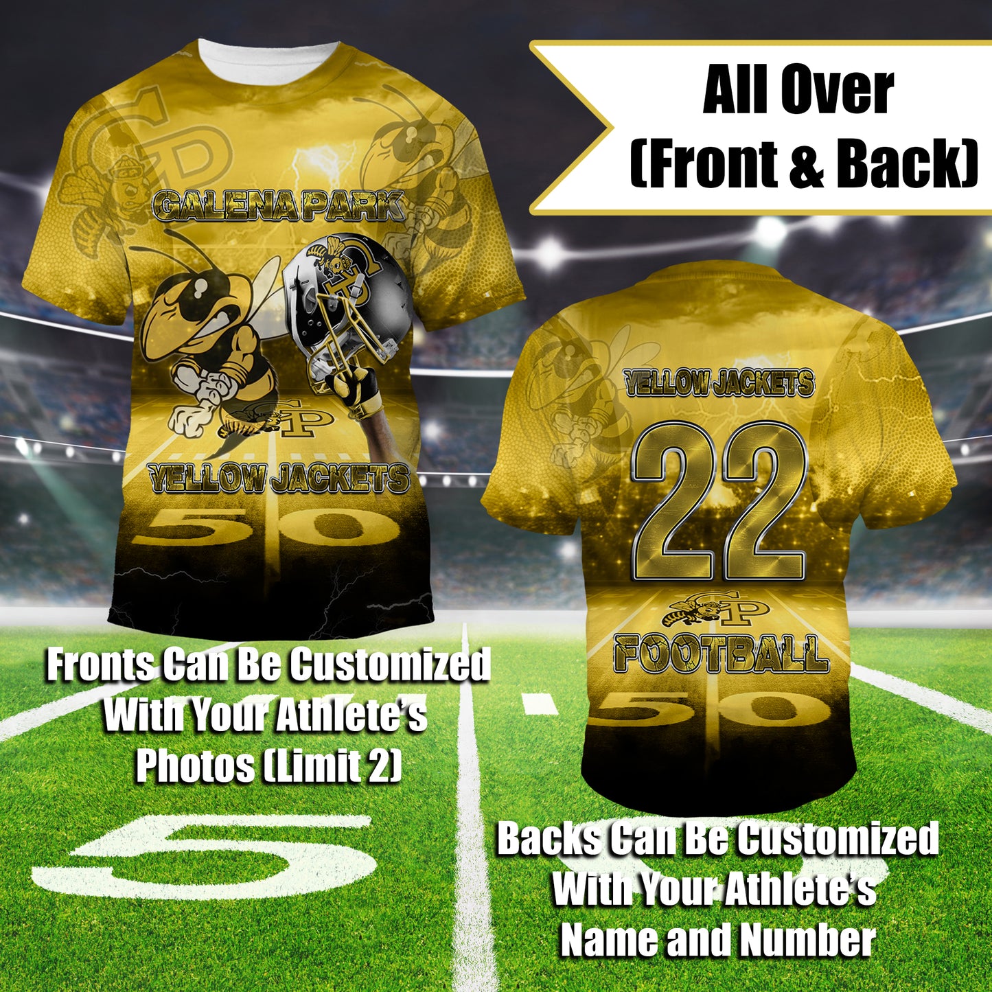 Galena Park High School Fan Gear Bundle (All-Over Print) - SthrngurlCreations