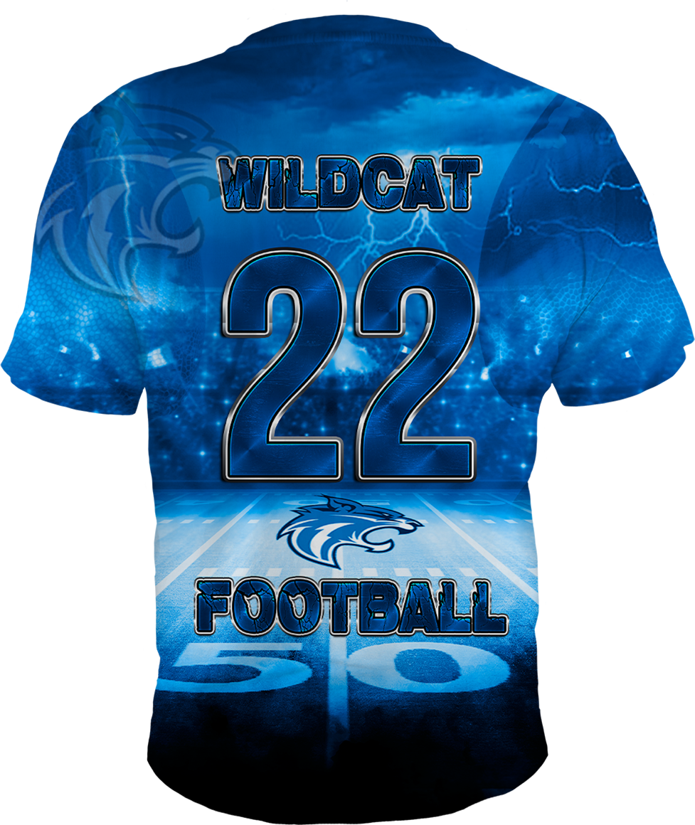 Cunningham Football All Over 3D Shirt - SthrngurlCreations