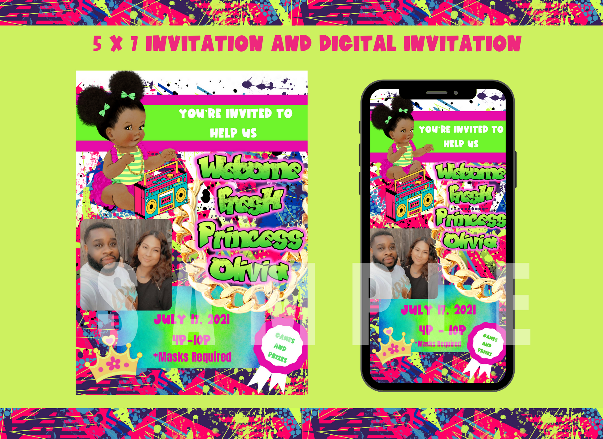 Fresh Princess Baby Shower Bundle, 90s Baby Shower Bundle, Fresh Prince Printabl - SthrngurlCreations