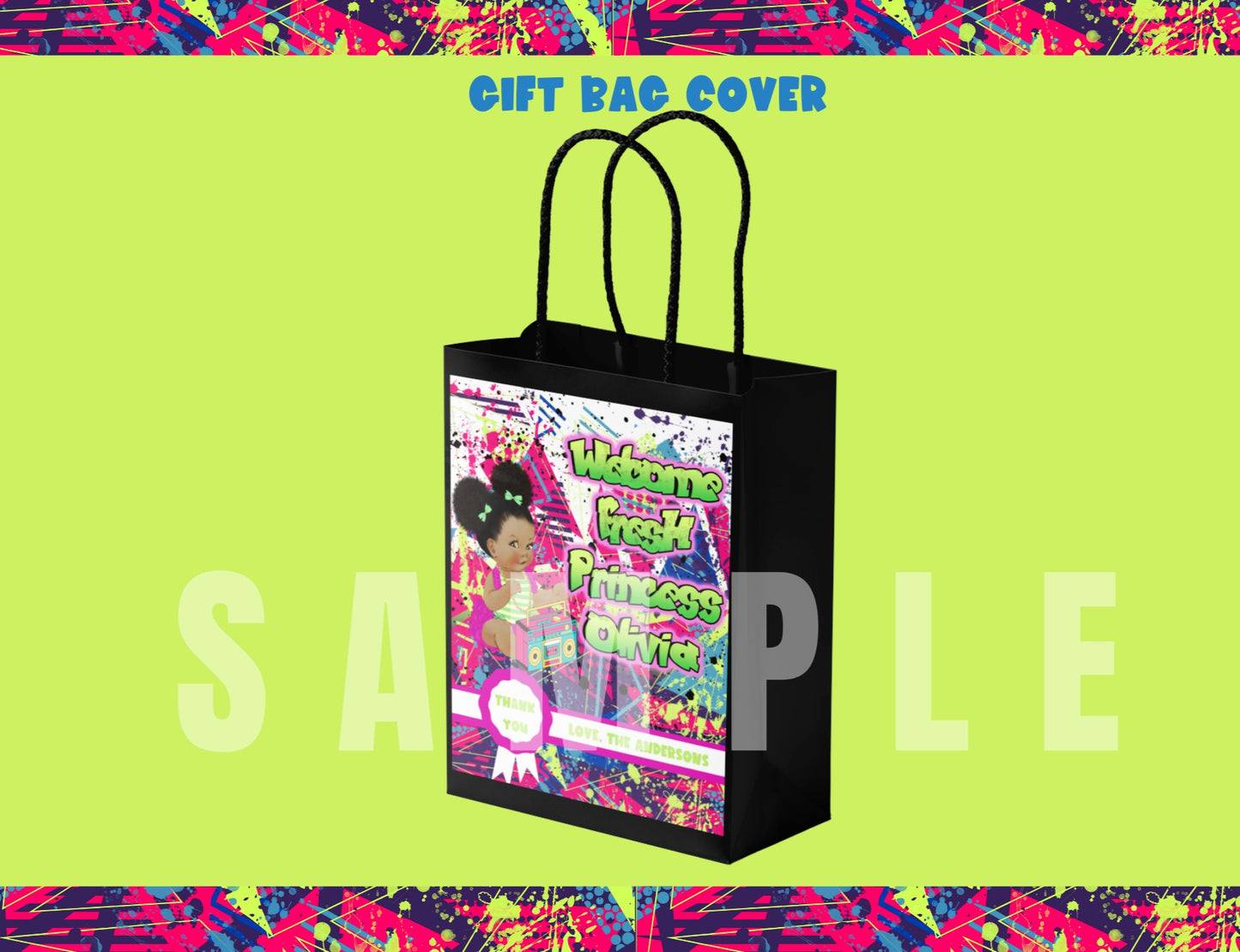 Fresh Princess Baby Shower Bundle, 90s Baby Shower Bundle, Fresh Prince Printabl - SthrngurlCreations