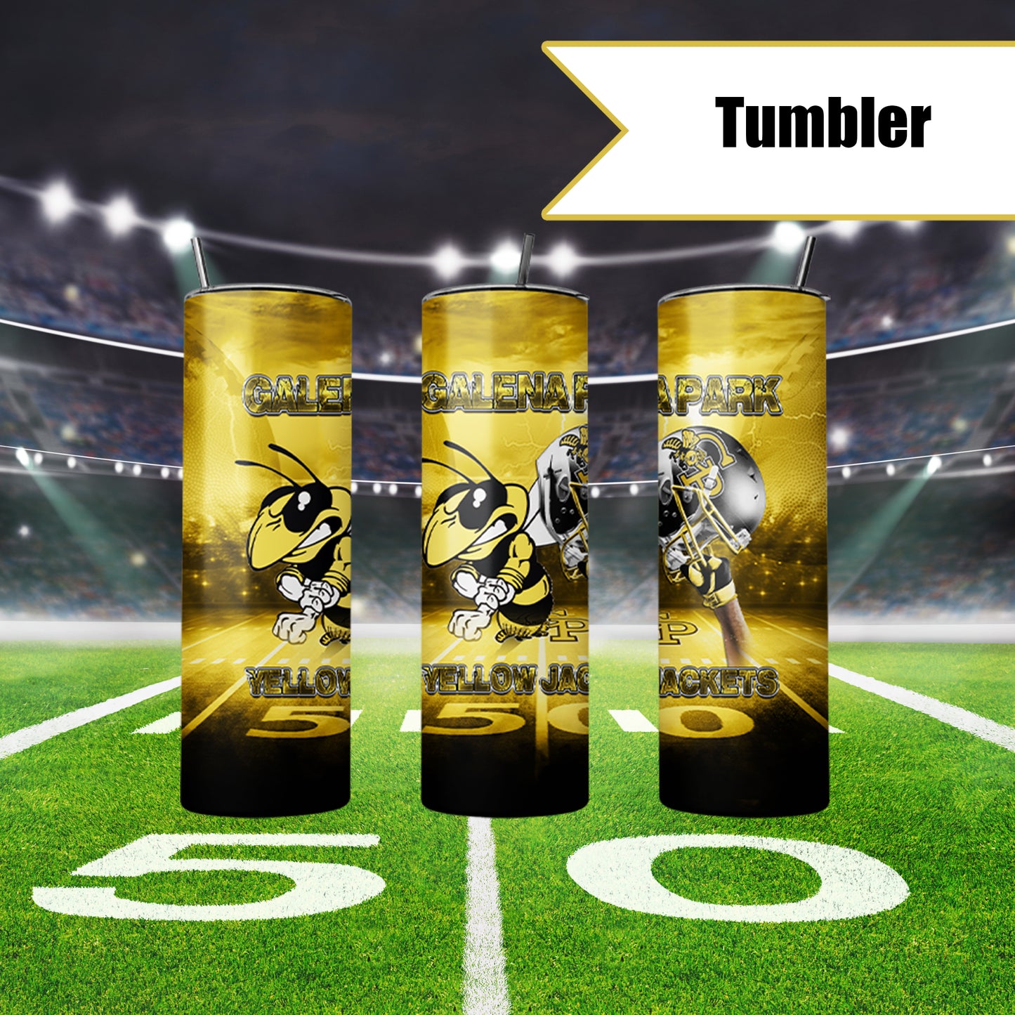 Galena Park High School Football Fan Gear Deluxe Bundle - SthrngurlCreations