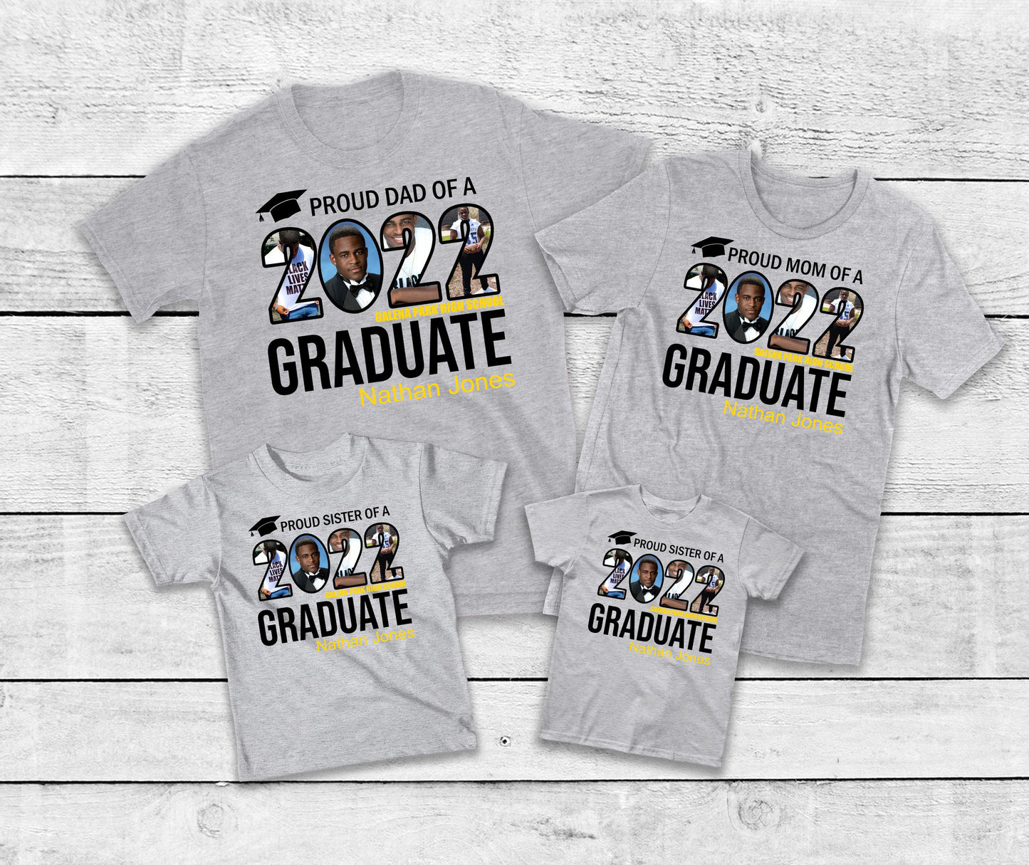 Matching Family of A Class of 2022 Graduate T-Shirt - SthrngurlCreations