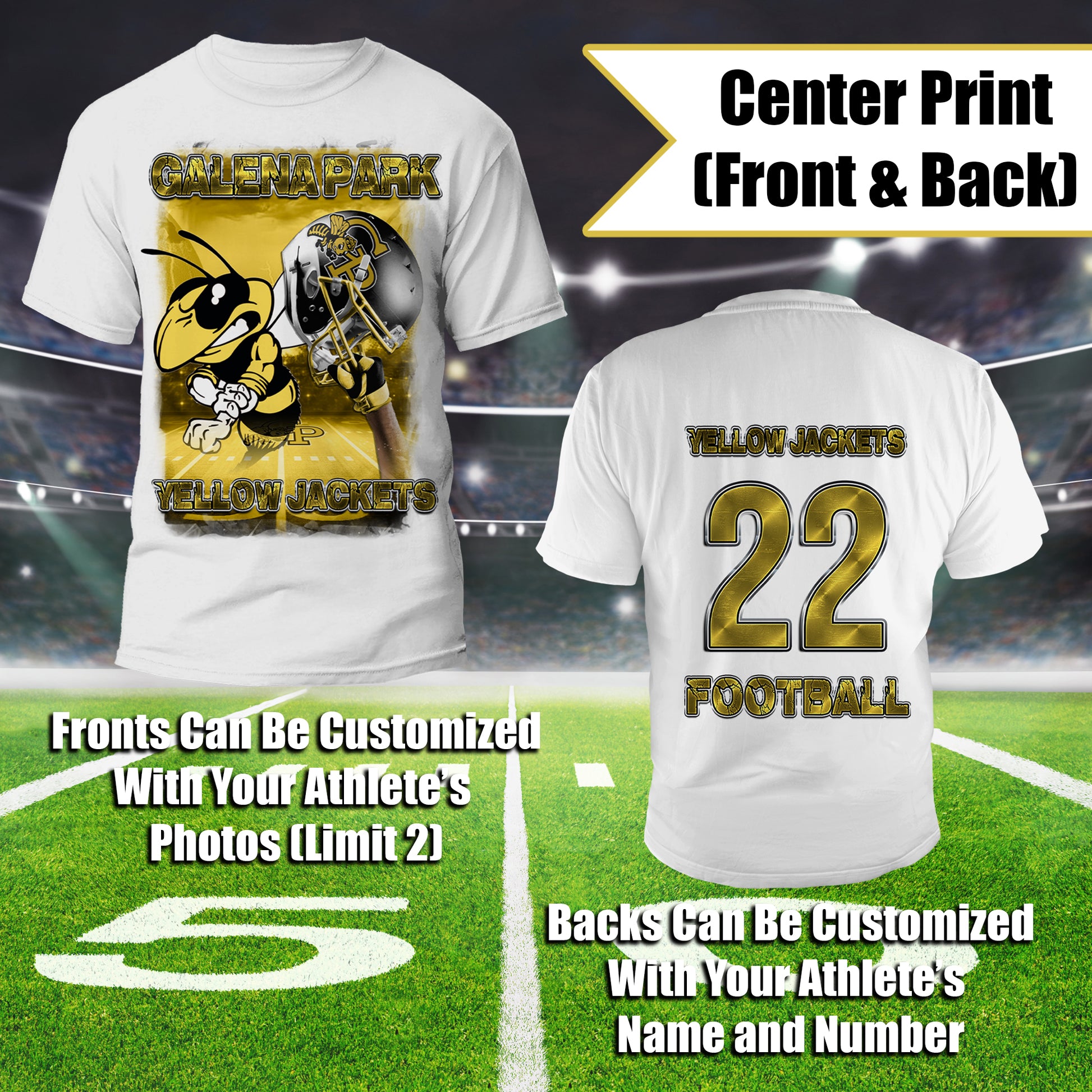 Galena Park High School Fan Gear Bundle (Center Print) - SthrngurlCreations