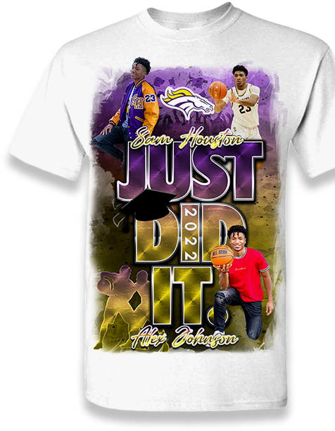 Basketball Stole and Matching Just Did It T-Shirt