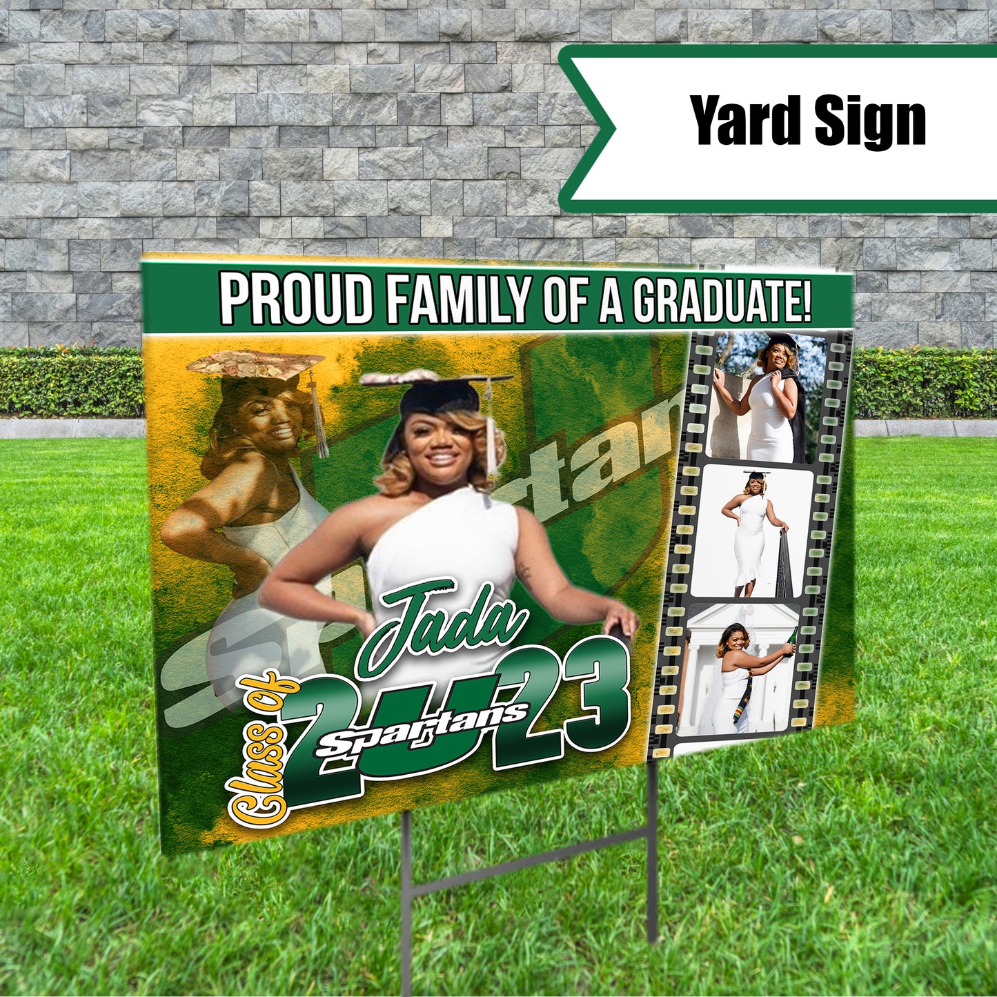 Custom Graduation Yard Sign