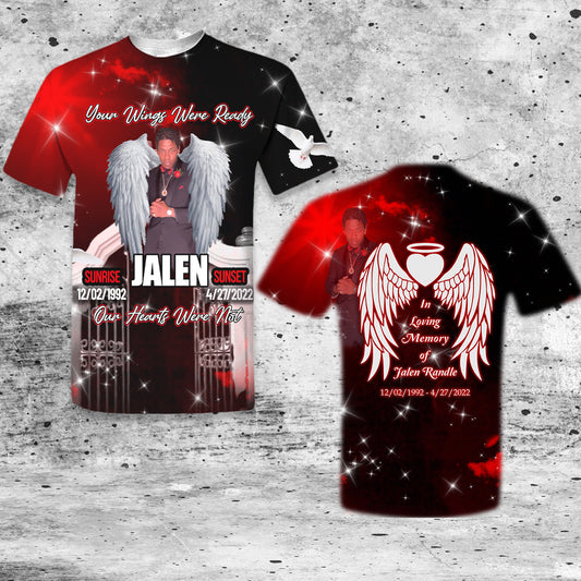 Your Wings Were Ready Our Hearts Were Not Memorial All-Over T-Shirt