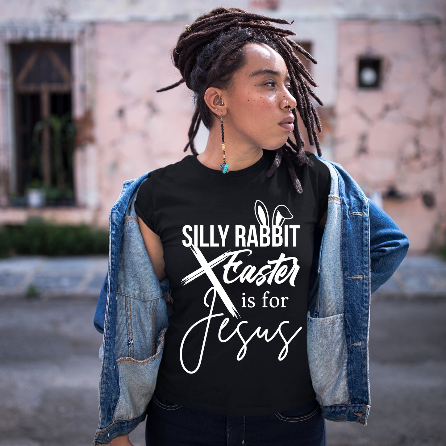 Silly Rabbit Easter Is For Jesus T-Shirt