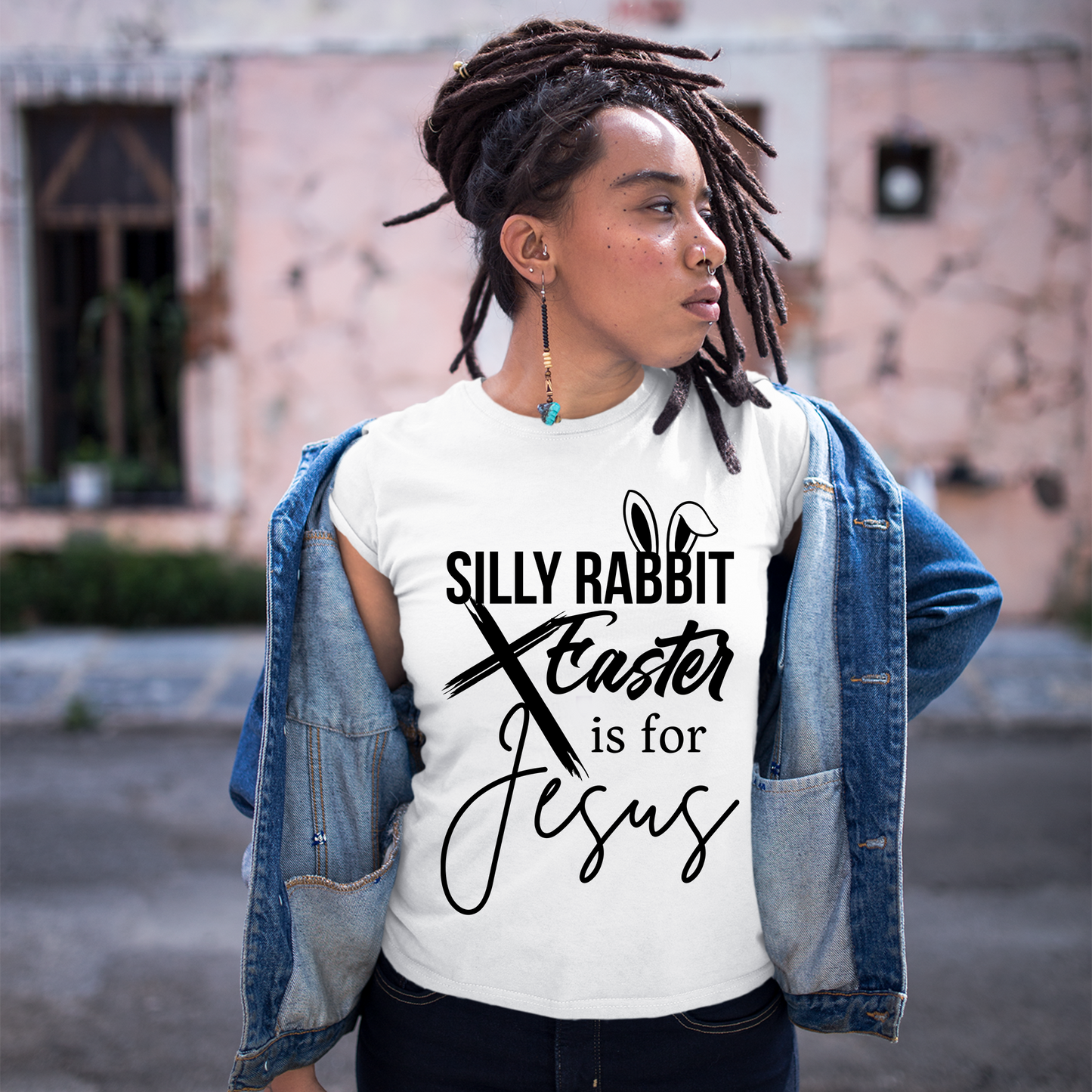 Silly Rabbit Easter Is For Jesus T-Shirt