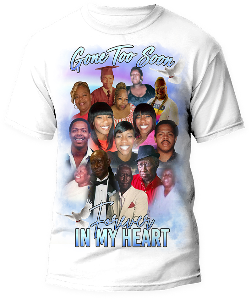 Custom Family Memorial T-Shirt