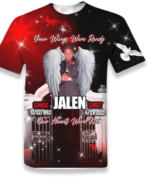 Your Wings Were Ready Our Hearts Were Not Memorial All-Over T-Shirt