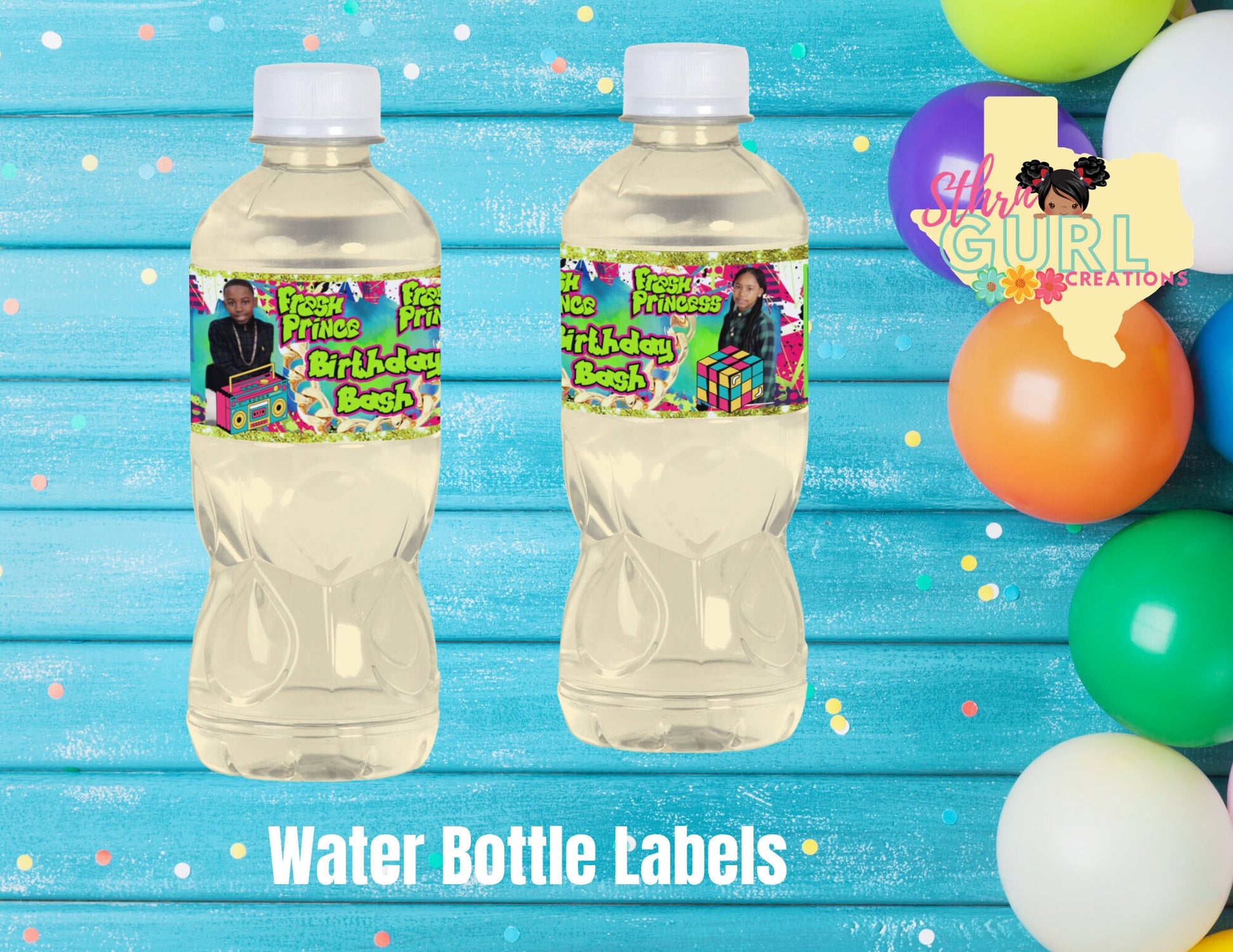 Fresh Prince  Fresh Princess Birthday Bundle, 90s Birthday Bundle, Fresh Prince Printables, Fresh Prince Fresh Princess Theme, 90s Theme - SthrngurlCreations