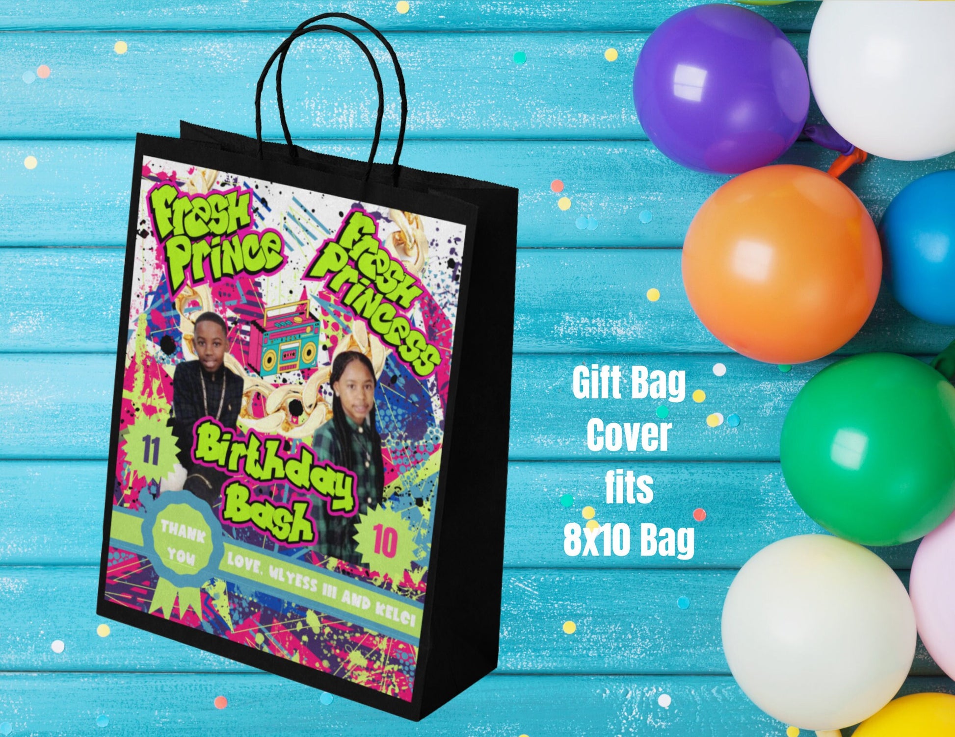 Fresh Prince  Fresh Princess Birthday Bundle, 90s Birthday Bundle, Fresh Prince Printables, Fresh Prince Fresh Princess Theme, 90s Theme - SthrngurlCreations