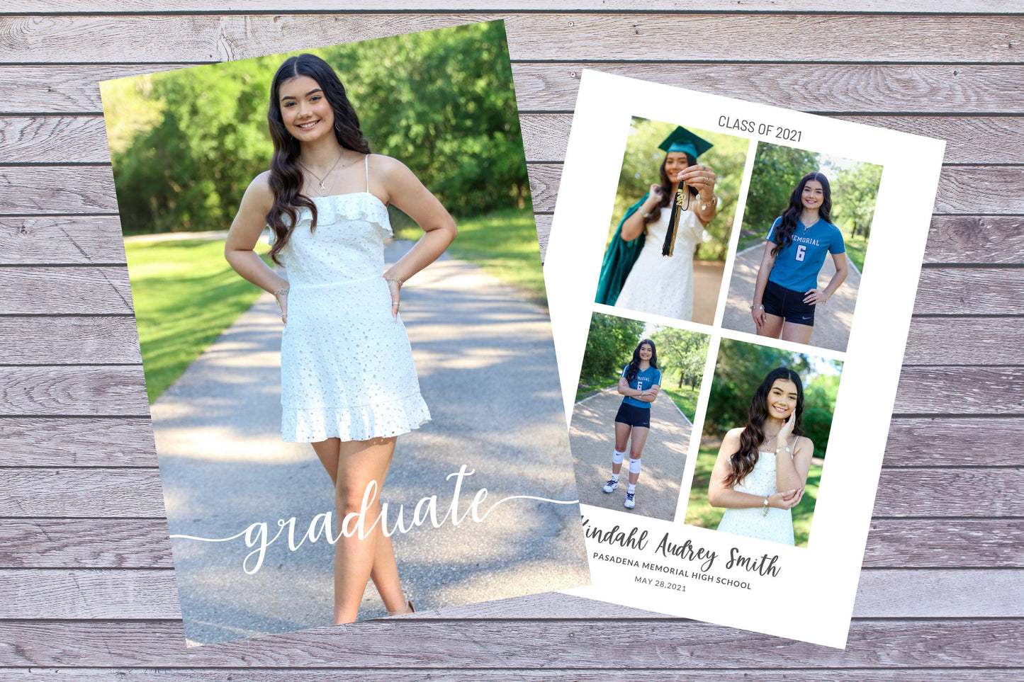 Graduation Announcement, Graduation Invitation, Photo Graduation Announcement, 2021, Printable Graduation Announcement (2 sided) - SthrngurlCreations