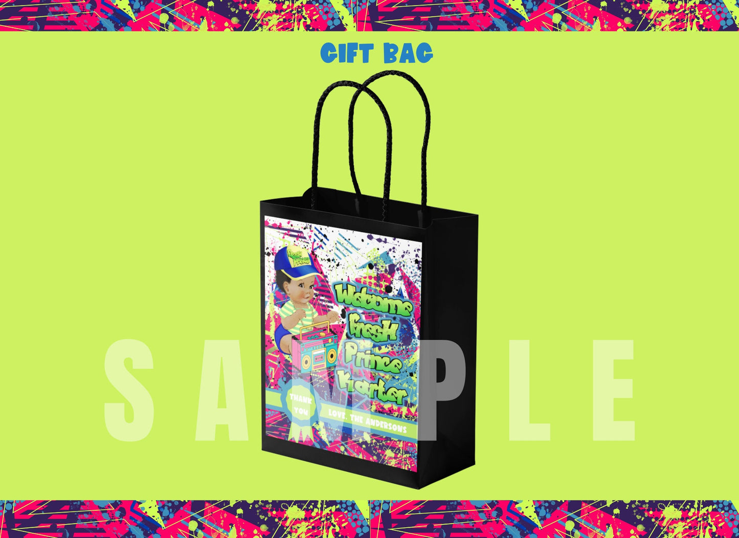 Fresh Prince Baby Shower Bundle, 90s Baby Shower Bundle, Fresh Prince Printable, Fresh Prince Theme, 90s Theme (DIY Printables) - SthrngurlCreations