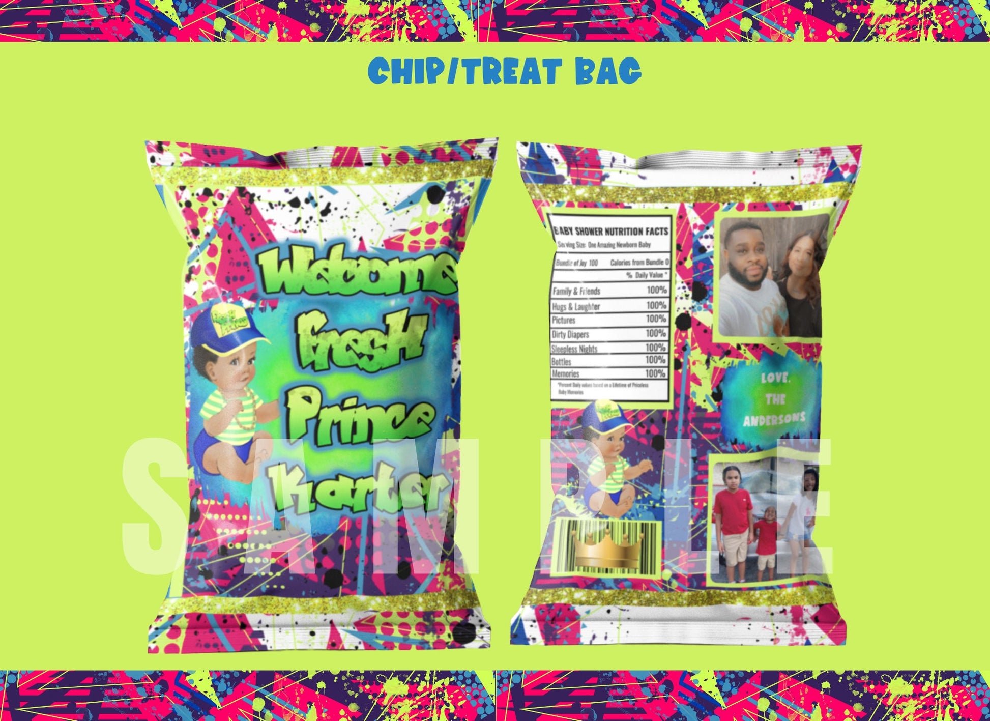 Fresh Prince Baby Shower Bundle, 90s Baby Shower Bundle, Fresh Prince Printable, Fresh Prince Theme, 90s Theme (DIY Printables) - SthrngurlCreations