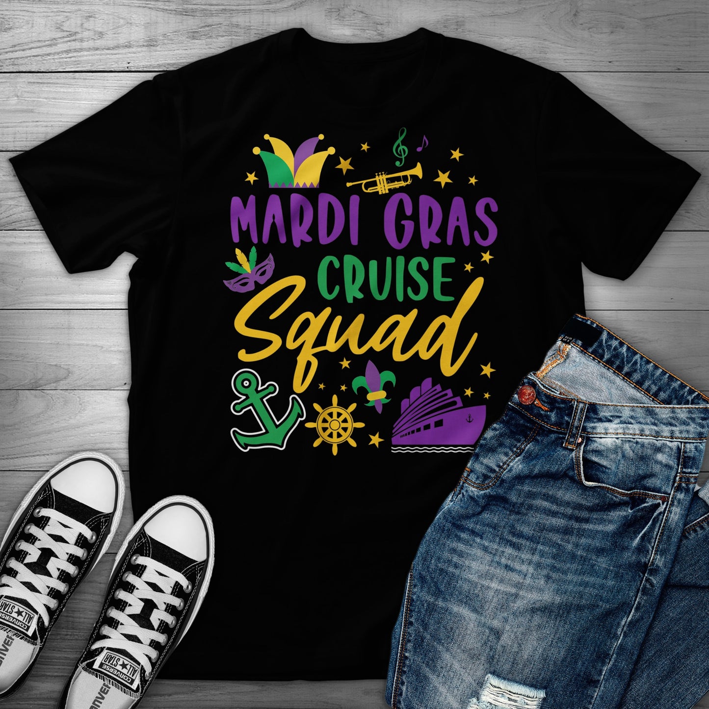 Family Cruise Shirts Custom Cruise Bon Voyage TShirt Cruise Family Vacation Cruise Shirt Besties Vacation Mardi Gras Cruise Squad - SthrngurlCreations