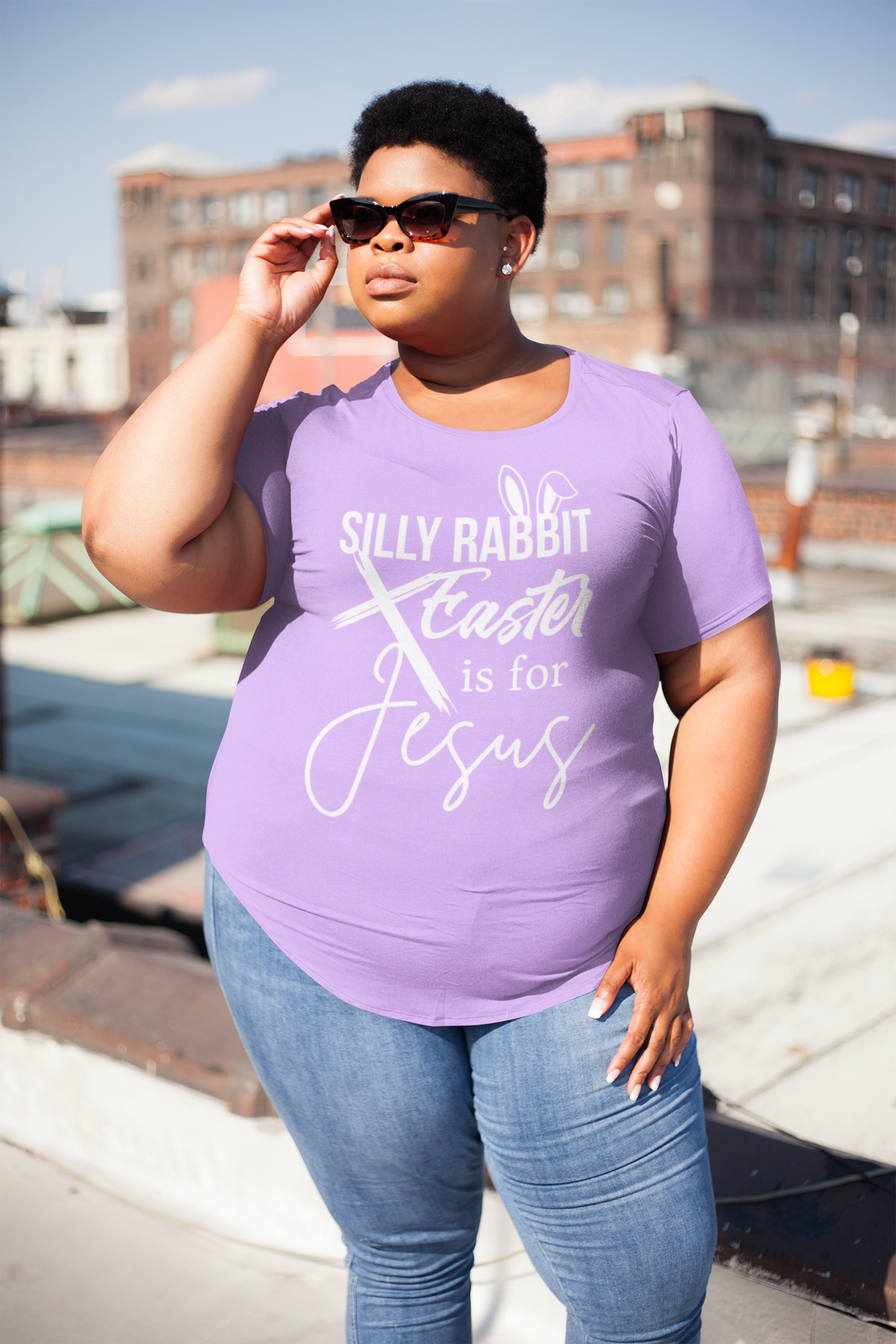 Silly Rabbit Easter Is For Jesus T-Shirt