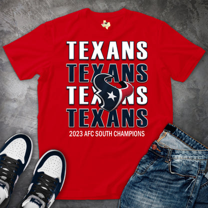 2023 AFC South Champions Houston Texans Tee