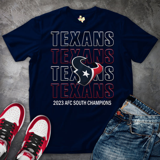 2023 AFC South Champions Houston Texans Tee