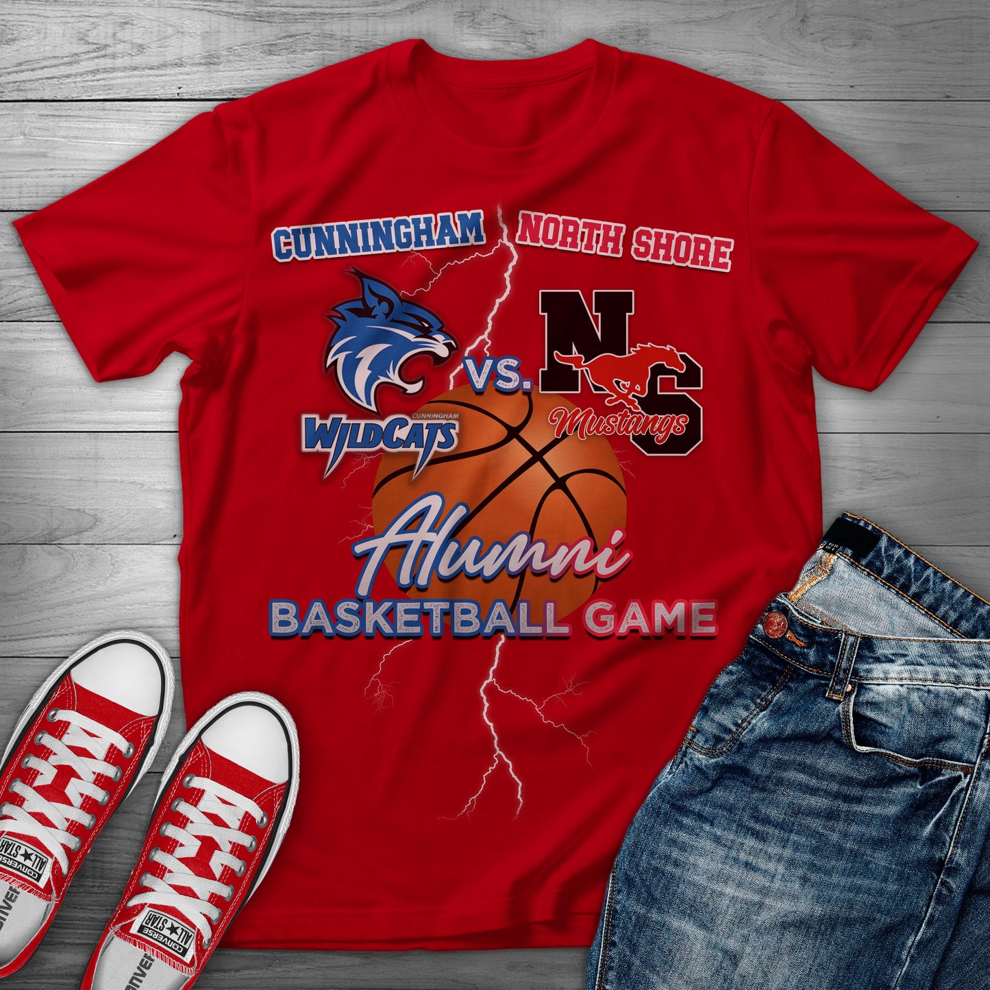 Alumni Basketball Game: North Shore MS vs Cunningham MS - SthrngurlCreations