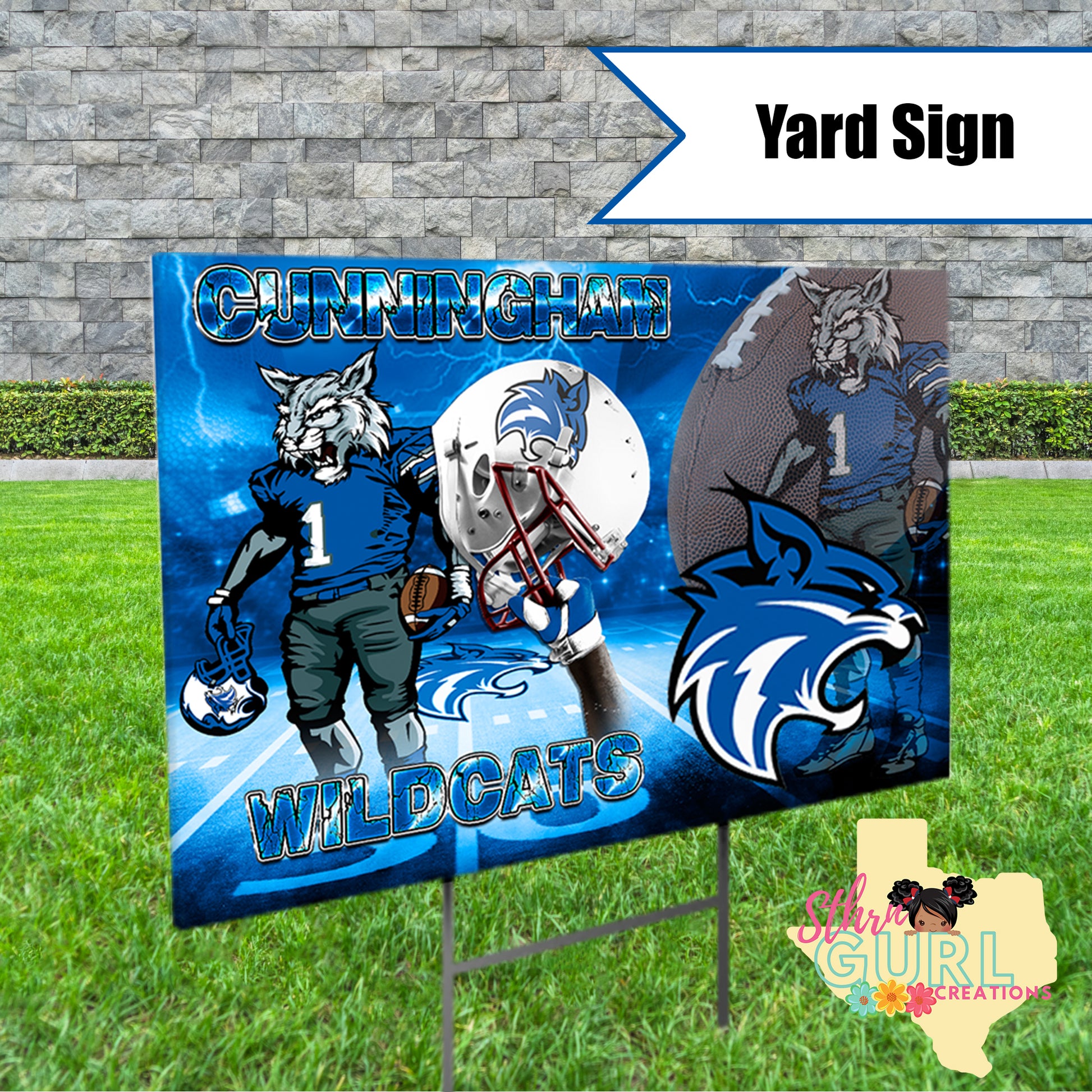 Cunningham MS Yard Sign - SthrngurlCreations