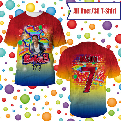 Pop It Birthday T-Shirt, Custom Pop It Birthday T-Shirt, Fidget Theme Birthday - SthrngurlCreations
