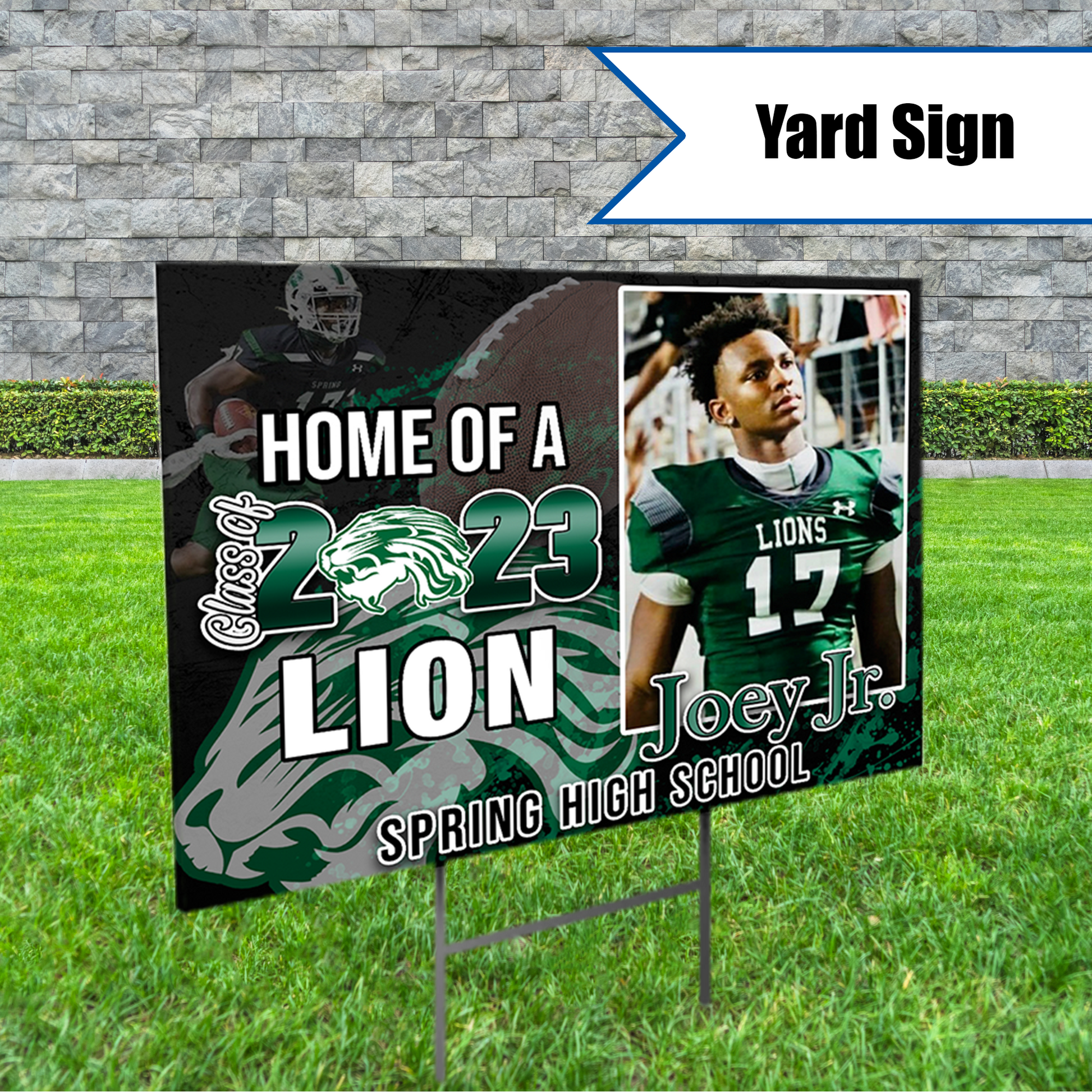 125-Spring High School Yard Sign - SthrngurlCreations
