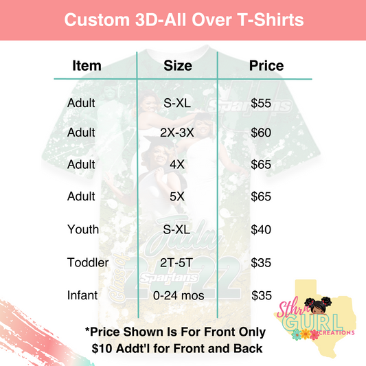 1-Custom All-Over T-Shirt