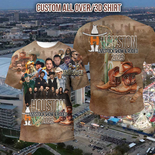 Houston Rodeo All-Over T-Shirt